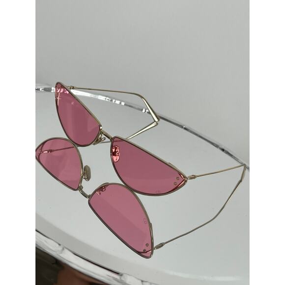 NEW Dior MissDior B1U Cat Eye Sunglasses in Gold Pink - Picture 4 of 9